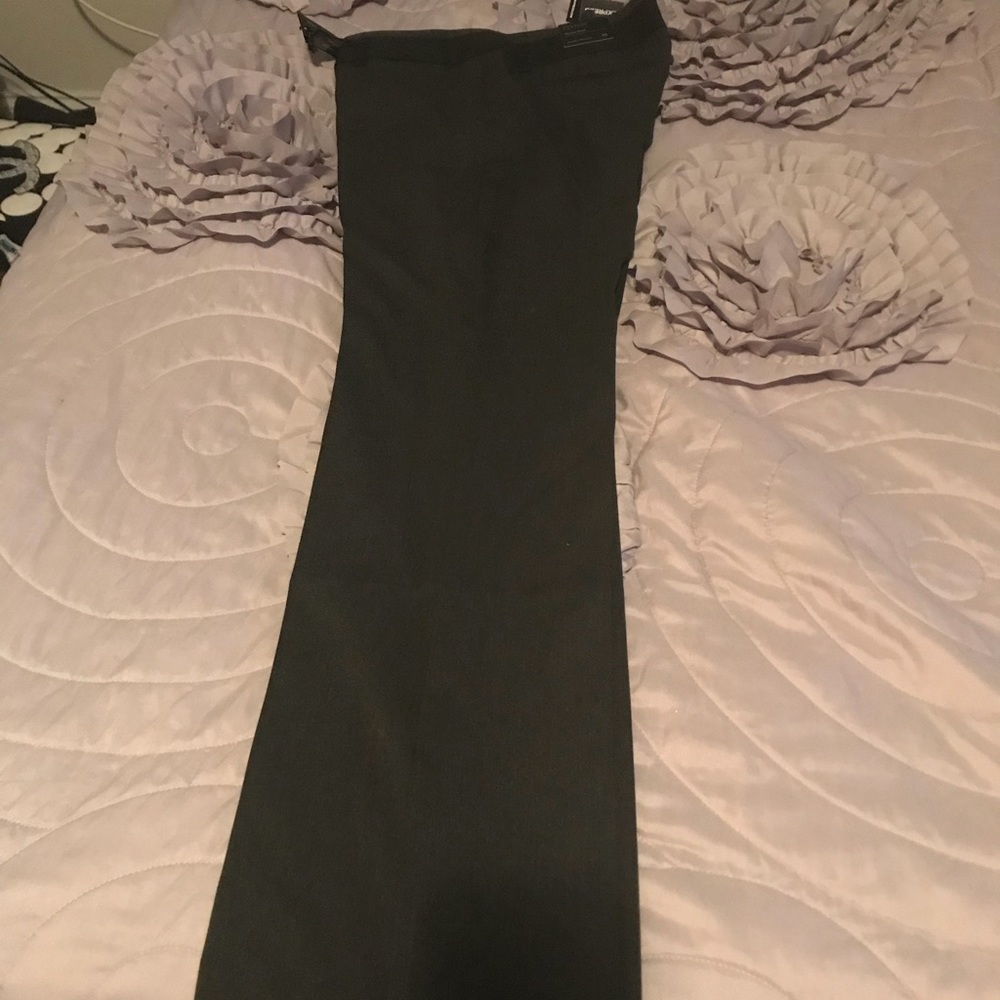 Express editor barely boot cut grey pants